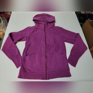Lululemon Purple Hoodie Full Zip- Size Women's 8 Rn 106259